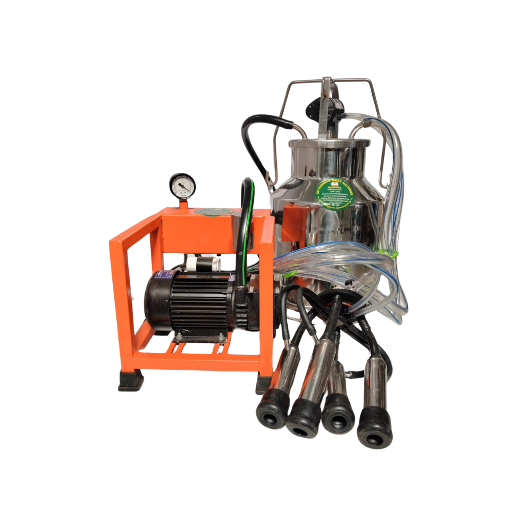 0.5HP Fixed Single Bucket Milking Machine