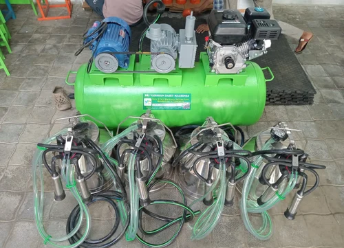 2hp Fixed Four Bucket Milking Machine