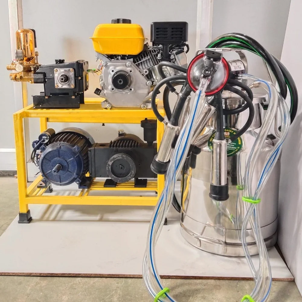 1.5HP Fixed Single Bucket Milking Machine